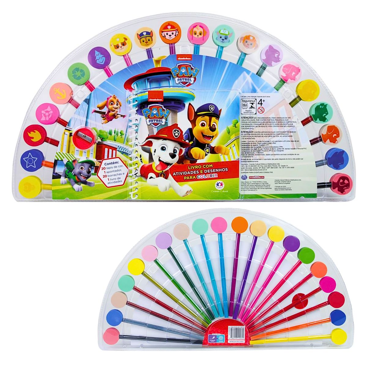 Kit Livro De Colorir E Atividades Borrachas Divertidas Patrulha Canina - Ciranda Cultural Kit Livro De Colorir E Atividades Borrachas Divertidas Patrulha Canina - Ciranda Cultural